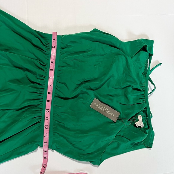 NewYork & Company  Eva Mendes sleeveless maxi dress size 4 NWT Green - Picture 13 of 16